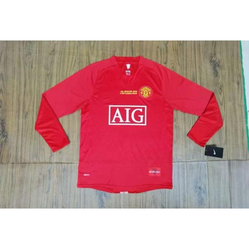 Source Direct Supply Retro Long-sleeved Jersey Real Madrid Barcelona Manchester United Juventus Liverpool Embroidery Sports Ball