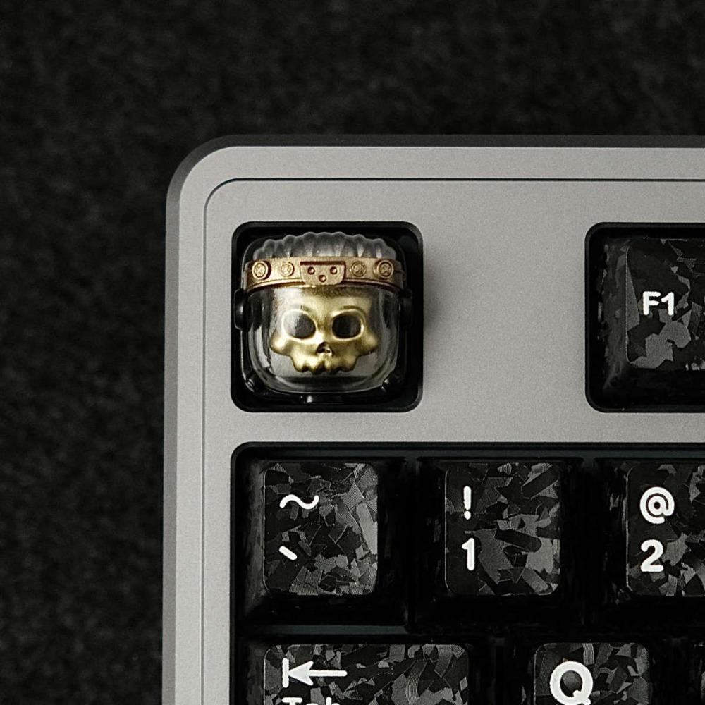 Astronaut Artisan Keycap Resin Custom Transparent Anime Personalized Keyboard Cap Gaming KeyCap for Keyboard Accessories Gifts
