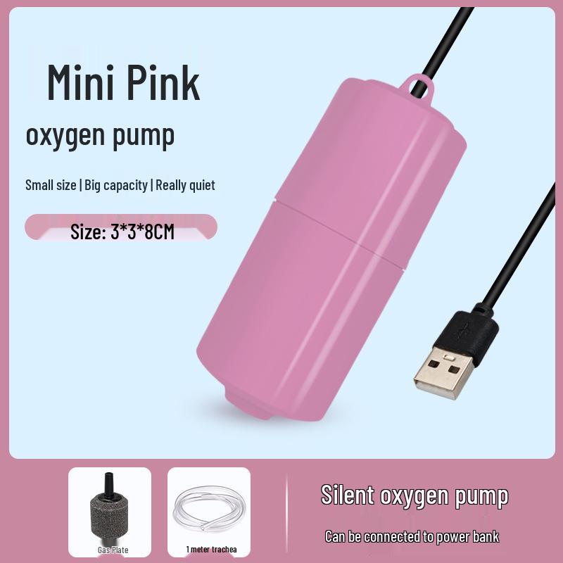 Silent Mini USB Oxygenator Pump for Fish Tanks and Outdoor Fishing