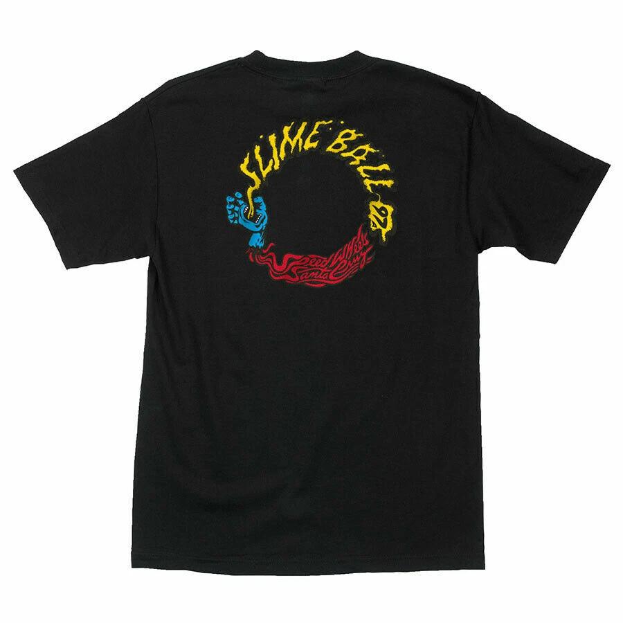 Santa Cruz SLIME BALLS VOMIT 97 Skateboard T Shirt BLACK XS