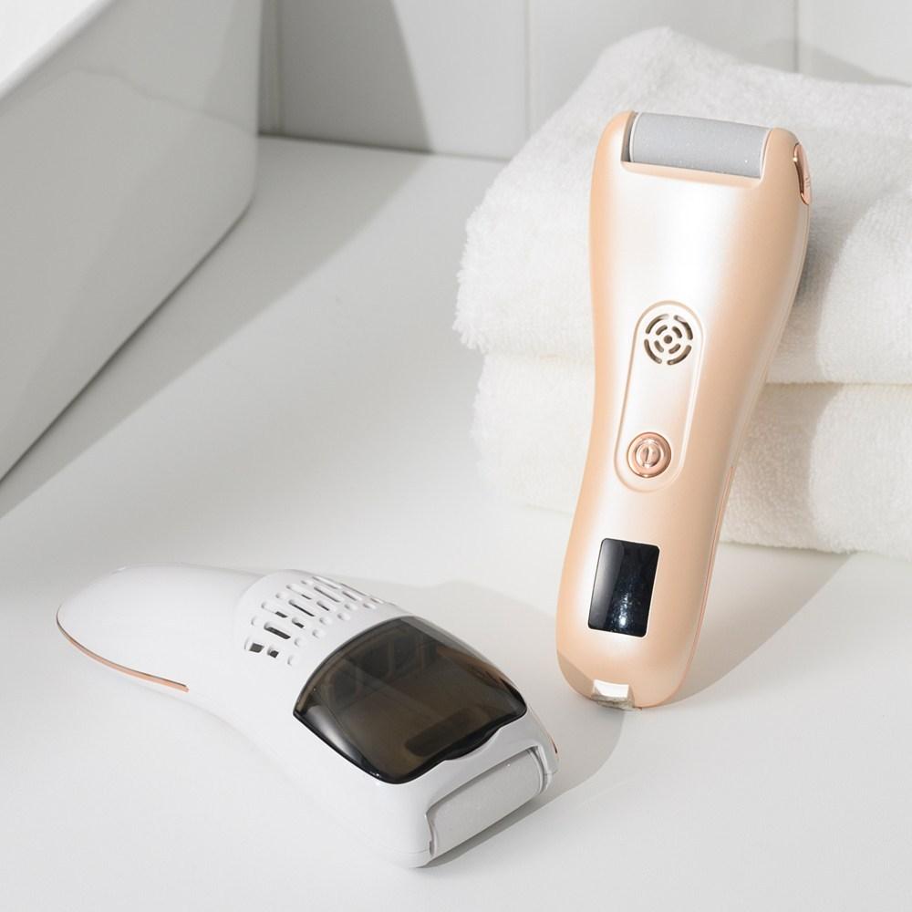 Dodo Fotvård Dubbelsug Fotförhårdnadsborttagare Sladdlös Elektrisk Häl- och Sula Förhårdnadsborttagning, 1 styck, 1 set