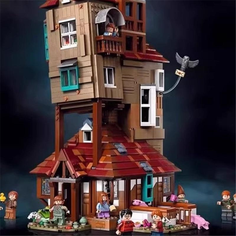 Compatible with LEGO 76437 Harry Potter series 76437 Burrow Collector’s Edition assembled building block toys