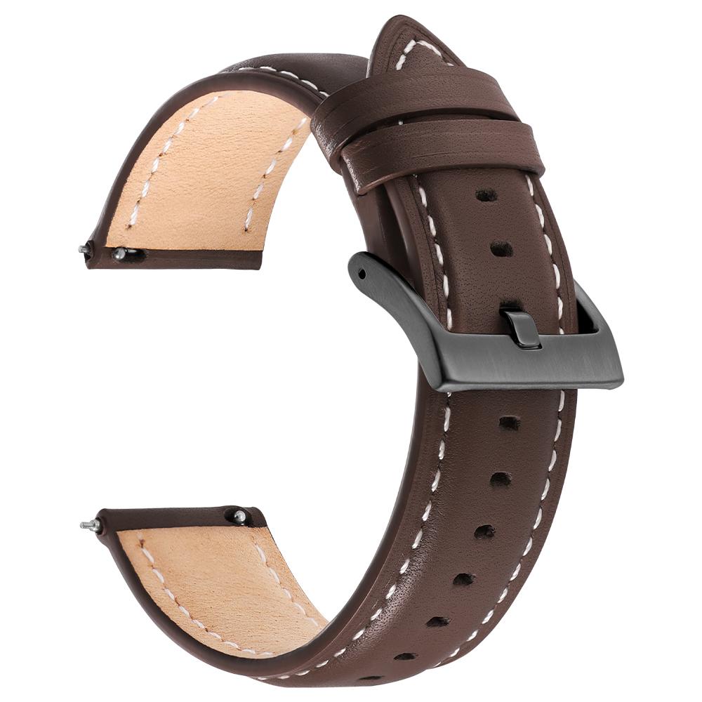 Cinturino per Orologio in Pelle di Vitello Materiale Morbido Cinturino da Polso 18mm 20mm 22mm con Fibbia in Acciaio Inossidabile Accessori per Orologio