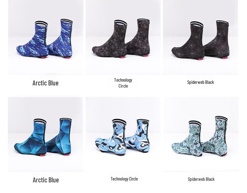 XINTOWN Solid Color Cycling Shoe Covers - Lightweight, Dustproof, Anti-Fouling Bicycle Gear