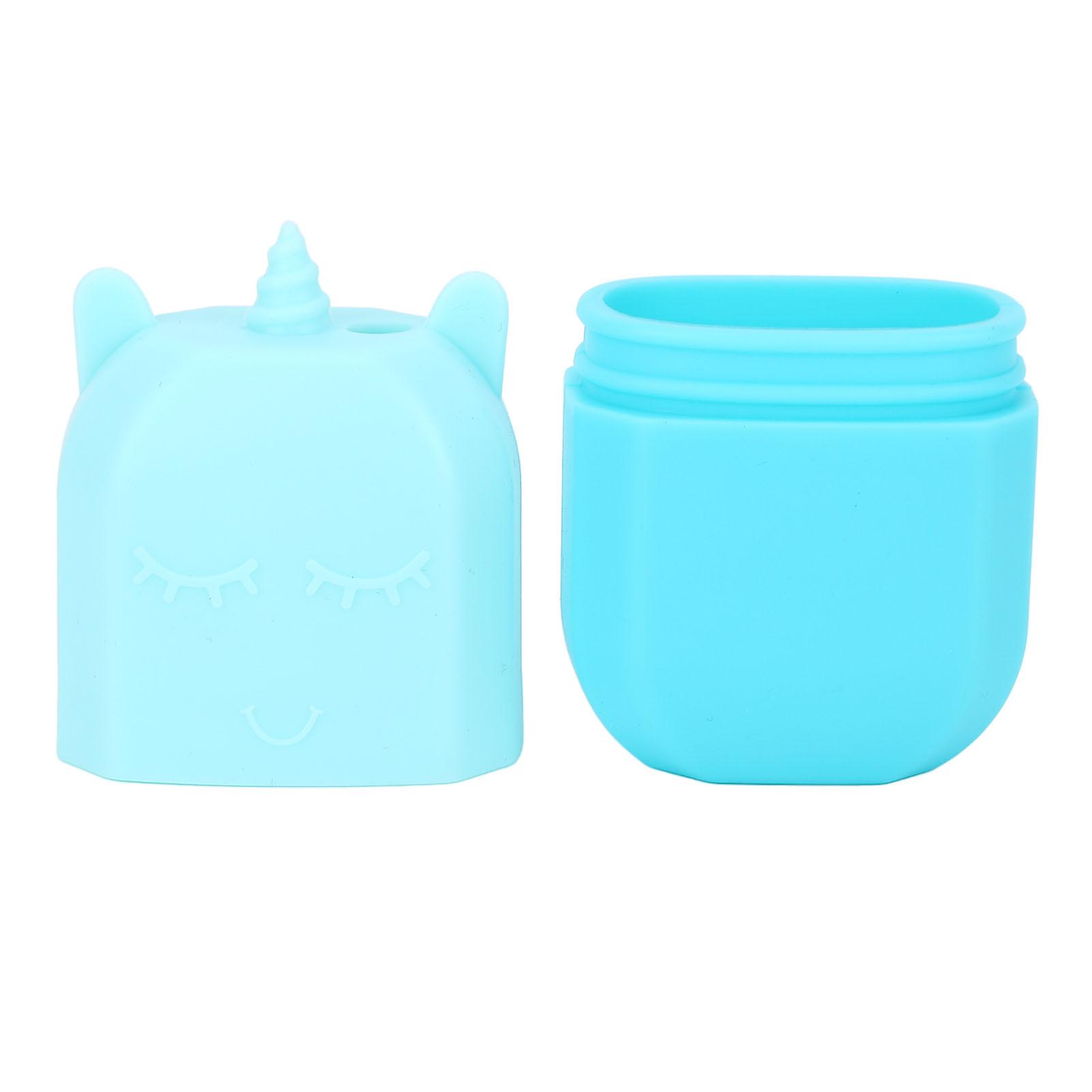

Facial Ice Cube Reusable Silicone Ice Holder Portable Water Fill Face Roller for Daily Use Pinkish синий