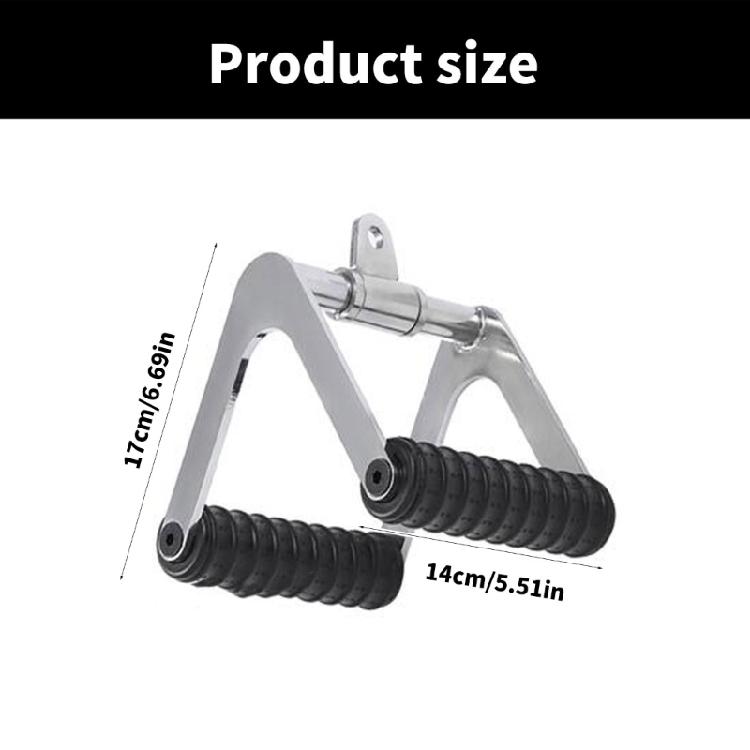 Cable Machine Strength Training Pull Down Bar for Weight Workout D Handle Gym Handle Grip, Cable Machine Attachments
