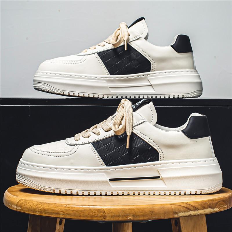 

2025 весна новые маленькие белые туфли для папы мужские туфли универсальные повседневные спортивные туфли кожаные туфли взрыв знаменитостей в Интернете 39