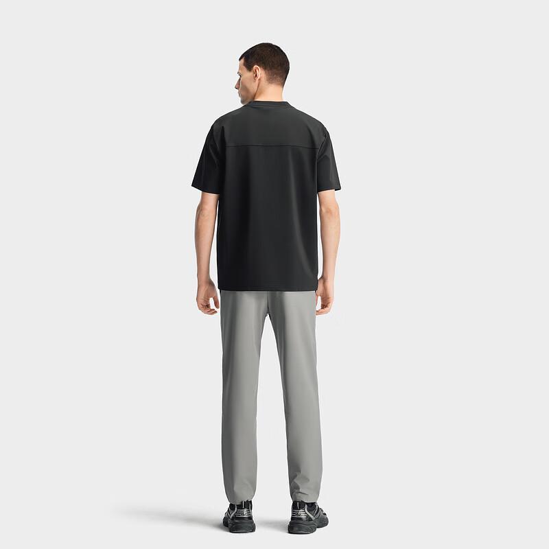 Biyinlefen Men's Cloud Mist Brocade Straight-Leg Casual Pants