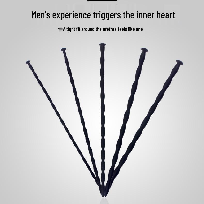 Silicone Urethral Plug and Stimulator for Men