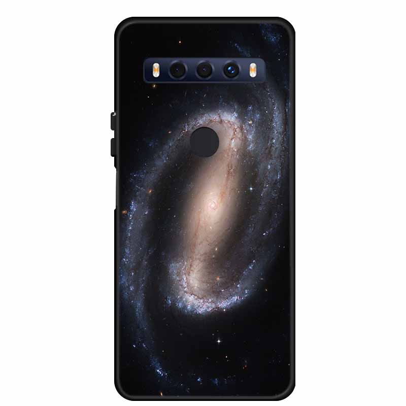 For TCL 10 SE Case 10SE Coque Black TPU Silicone Soft Back Cover Cases For TCL 10 SE Phone Case 6.52" Funda Bag Protective Shell