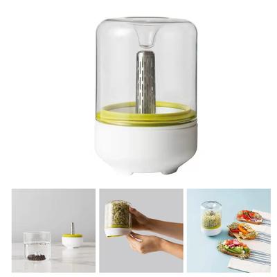 Portable Bean Sprout Growing Tray Seed Crop Container Space Saving Sprouter Plant Sprouting System for Countertop Use