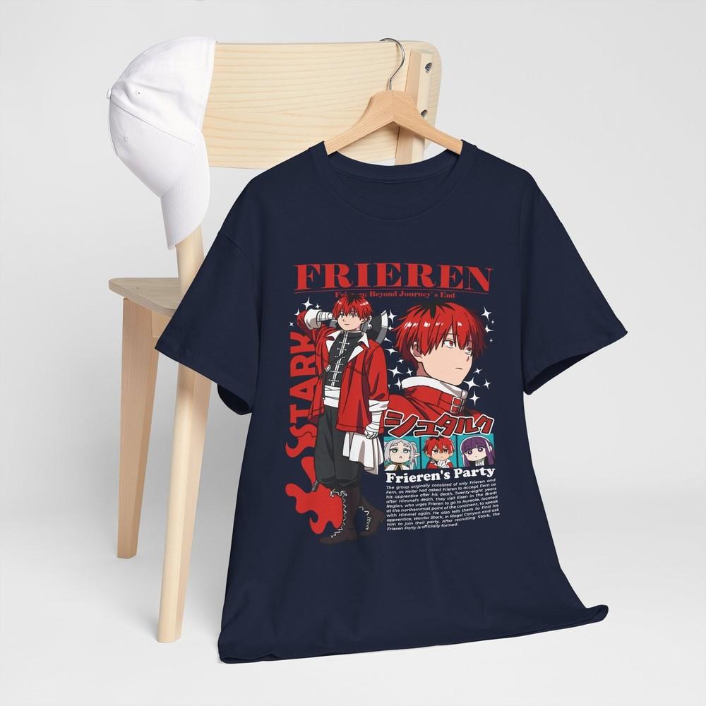 Frieren Tshirt Beyond Journeys End Fern Stark Girl Anime Gifts Shirt All Size