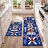 Rangers FC Flannel Kitchen Floor Mat – Non-Slip, Absorbent and Easy to Clean Suitable for Kitchens, Entryways Bedroomsand Bathrooms