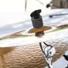 Quick Releasing Cymbal Fastening System with Vibration Dampening Washers and Nonslip Plastic Base for Drum Repairing