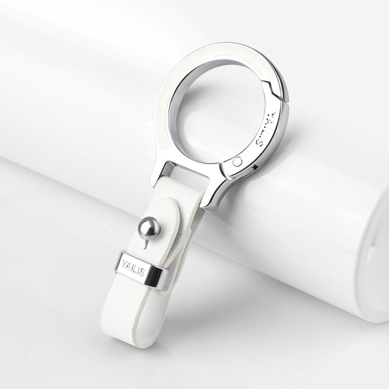 Car Keychain Pendant Key Ring Chain Hanging Men Women Gift Universal Durable Metal Ring Creative Keychain Car Styling