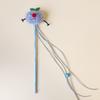 Cartoon Character Plush Bell Tassel Ball Sounding Cat Teaser Wand