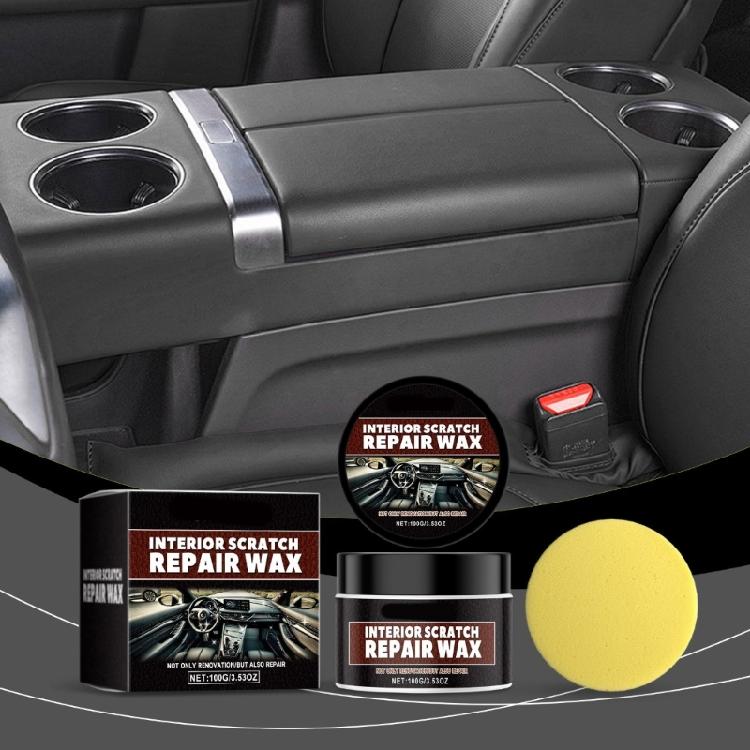 Dashboard Restorer Car Interior Scratch Remover with Sponge Scratch Repair Paste Repairing Polishing Wax for All Vehicle