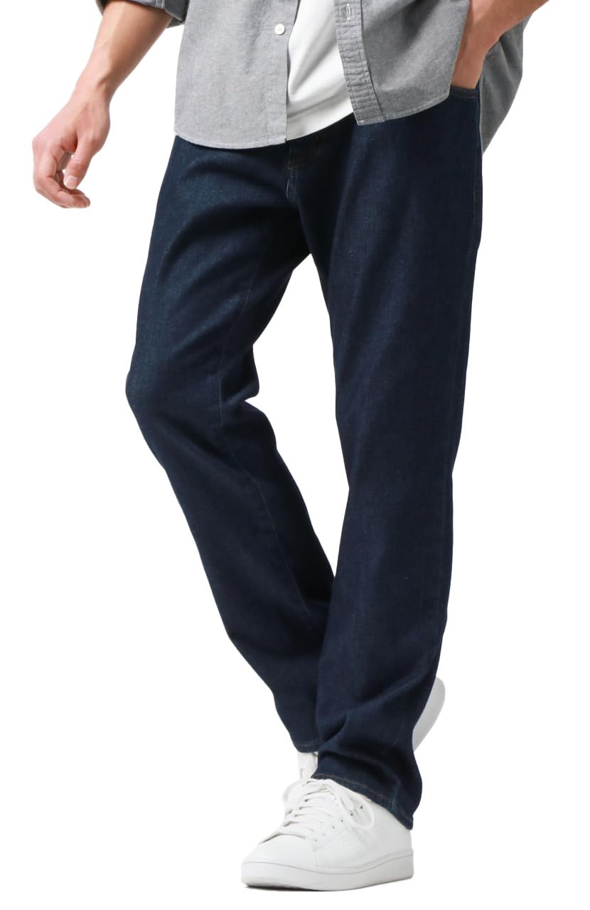 

Окаяма Деним Стрейч Деним Прямые Сделано в Американском размере Темно-синие Мужские Джинсы, Япония, Повседневный, Стиль, 79,