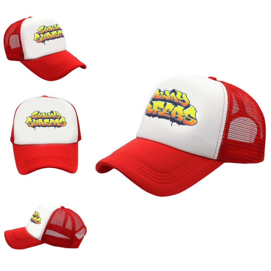 Boné de Beisebol Subway Surfers Proteção UV Respirável Unissex Chapéu de Verão ao Ar Livre Para Fãs