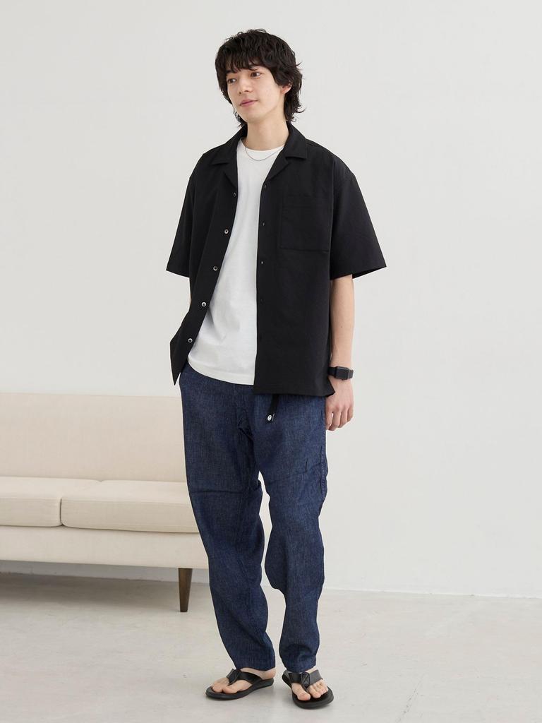 Coleman (Coleman) Cotton-Linen Denim Pants, COBALT (75), Size S (Web Exclusive), 75404030393 7530