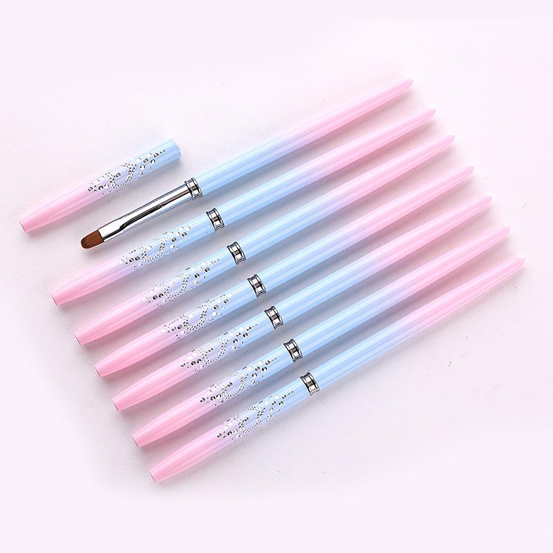 Nail Art Pen Set: 15-Piece Liner Gel Polish & Carving Blooming Brushes