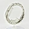 Used EMPORIO ARMANI Men's Watch Silver Rectangular AR-2036 111101 Genuine Belt