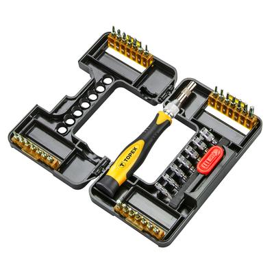 Precision Screwdriver Bits with Holder, 37 Pcs.