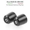Motorcycle Handle Bar Ends Plug Grips Handlebar Plug Caps Slider 7/8'' 22mm For Kawasaki Ninja ZX4R ZX-4RR 2023