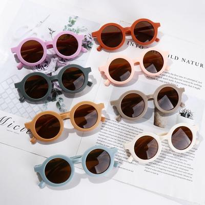 Protect Shades Glasses Eyewear Round Sunglasses Children Sunglasses Kids Sun Glasses Korean Style