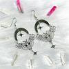 Exaggerate Retro Gold Color Stars Moon Hollowed-out Moth Pendant Stainless Steel Dangle Earrings for Women Charms Jewelry Gifts