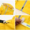 Pet Raincoat Reflective Large Dog Raincoat Cloak Type Transparent Rain Cap Dog Raincoat Zippered Pet Coat Dog Windproof