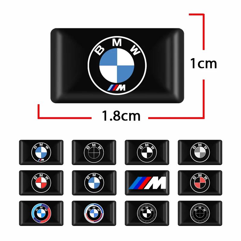 2025 Hot 10pcs Car logo steering wheel sticker Car Epoxy Sticker For BMW 50th Kith M Sticker X1 X3 X4 X5 X6 X7 e46 e90 f20 e60 e
