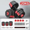 TLXT Rubberized Dumbbell Set