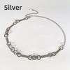 Mary Women's Elegant High-end Waist Chain - Pearl & Metal Chain Belt