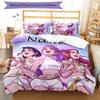 3pcs KPop Demon Hunters6 Cover Set - Personalized Name, HD Printed Bedding with 1 Cover and 2 Pillowcases - Perfect for Home Decor, Easy Care