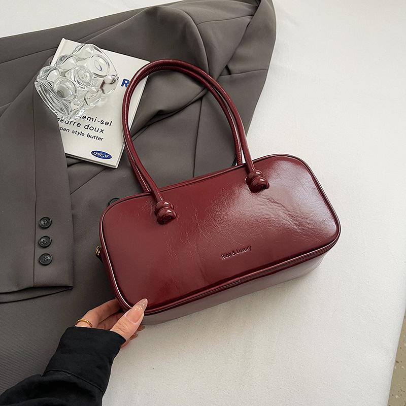 Popular Retro Underarm Bag Women's New Large-capacity Shoulder Commuter Bag Premium Pillow Bag