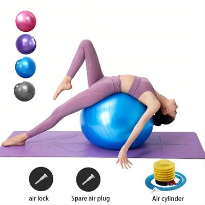 PVC Fitnessball Yoga Ball Verdickt Explosionsgeschützt Übung Heim-Fitnessstudio Pilates-Ausrüstung Balanceball 65cm