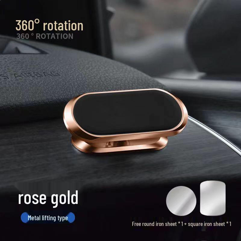 360° Rotating Car Phone Holder with Strong Magnetic Grip