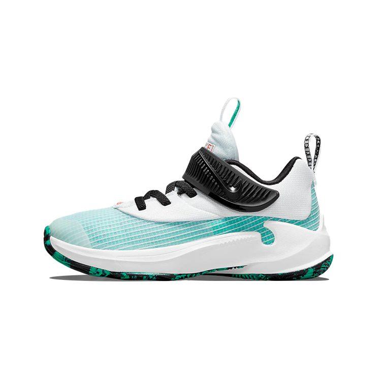 Nike Freak 3 Giannis Low top Performance Basketball Shoes White Emerald Green Children Aged 3 7 Years Old DB4156-101
