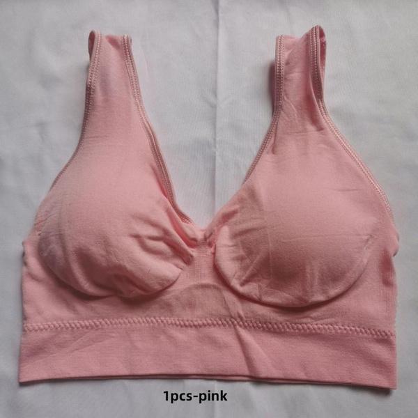 3pcs Women's Sports Bra Wirefree Yoga Bras Tank Top High Intensity Push Up Large Size S~6XL