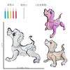 Children'S Handmade Painting Diy Creative Hand-Painted Parent-Child Activity Blank Coloring Graffiti Dinosaur Inflatable Toy