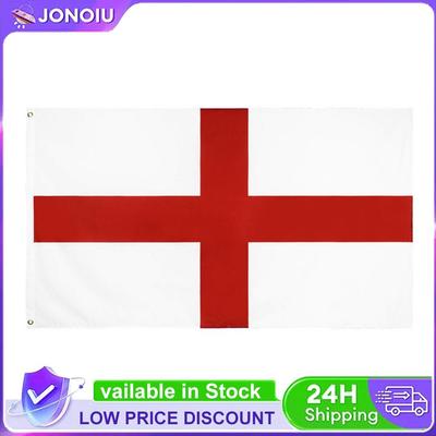 90x150cm England Flagge Hohe Qualität St. Georgskreuz Flagge Lichtbeständig Englische Nationalflaggen mit Ösen Party Bar Dekoration