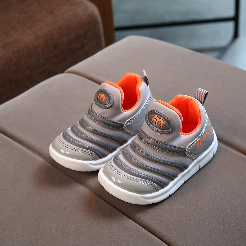 Spring, Autumn and Summer Children's Caterpillar Classmates Girl Baby Toddler Shoes Single Shoes Boys Sneakers Breathable Soft Sole