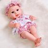 30cm Silicone Reborn Baby Doll - Soft Sleep Companion & Child Role-Playing Toy