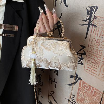 Borsa a mano patterned elegante e grandiosa in stile cinese, Borsa da sera di alta gamma e sofisticata