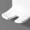 2PCS Toothbrush Holder Wall Mount Suspended Design Stand Self Adhesive No Drilling Toothbrush Organizer for Bathroom