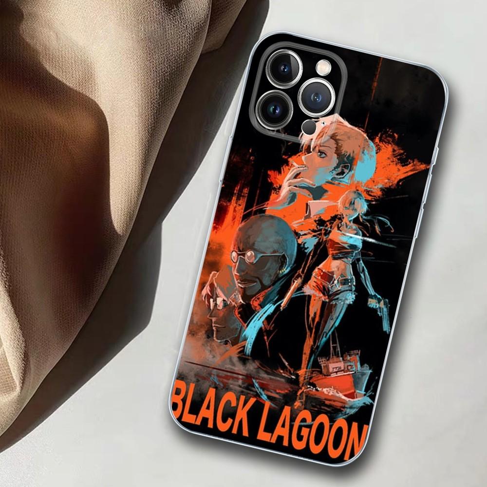 Black Lagoon Phone Case For iPhone 14 11 12 13 Mini Pro XS Max Cover 6 7 8 Plus X XR SE 2020 Funda Shell