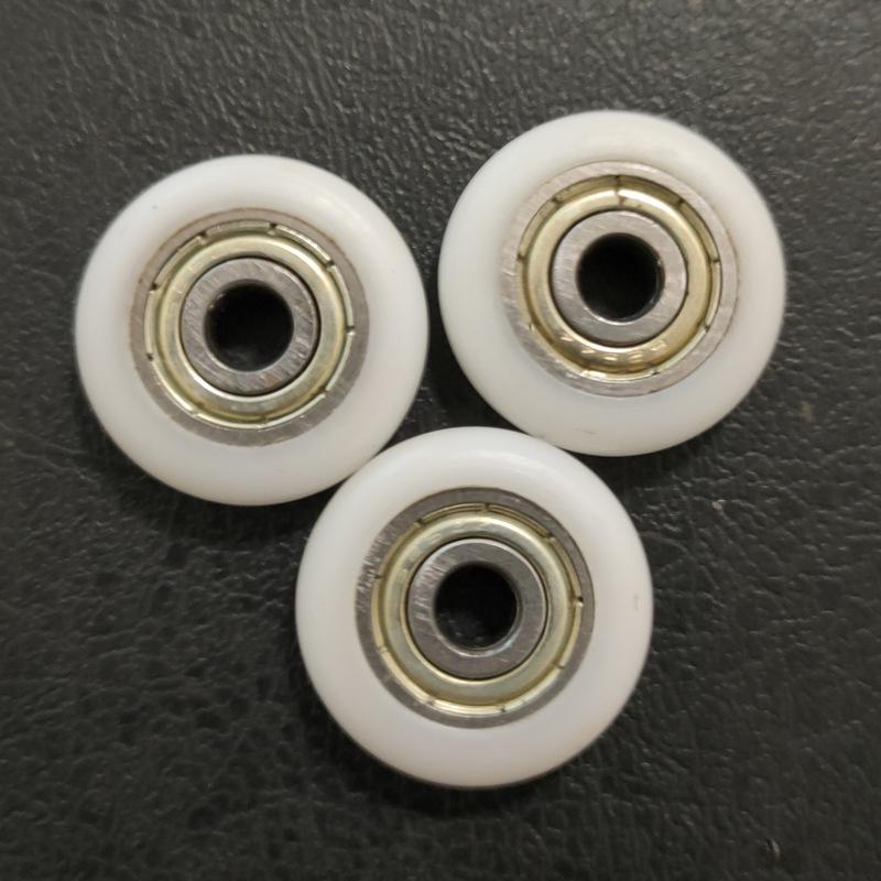8 st 23 mm Plast Skjutbar Rulle, Duschdörr Fönster Rullhjul, Löphjul Ersättningsrulle