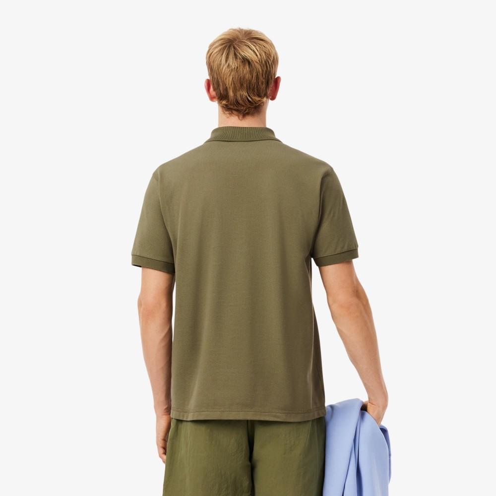 [Lacoste] Men's Mountain Graphic Short-Sleeve Polo Shirt PH5821-55NE9F