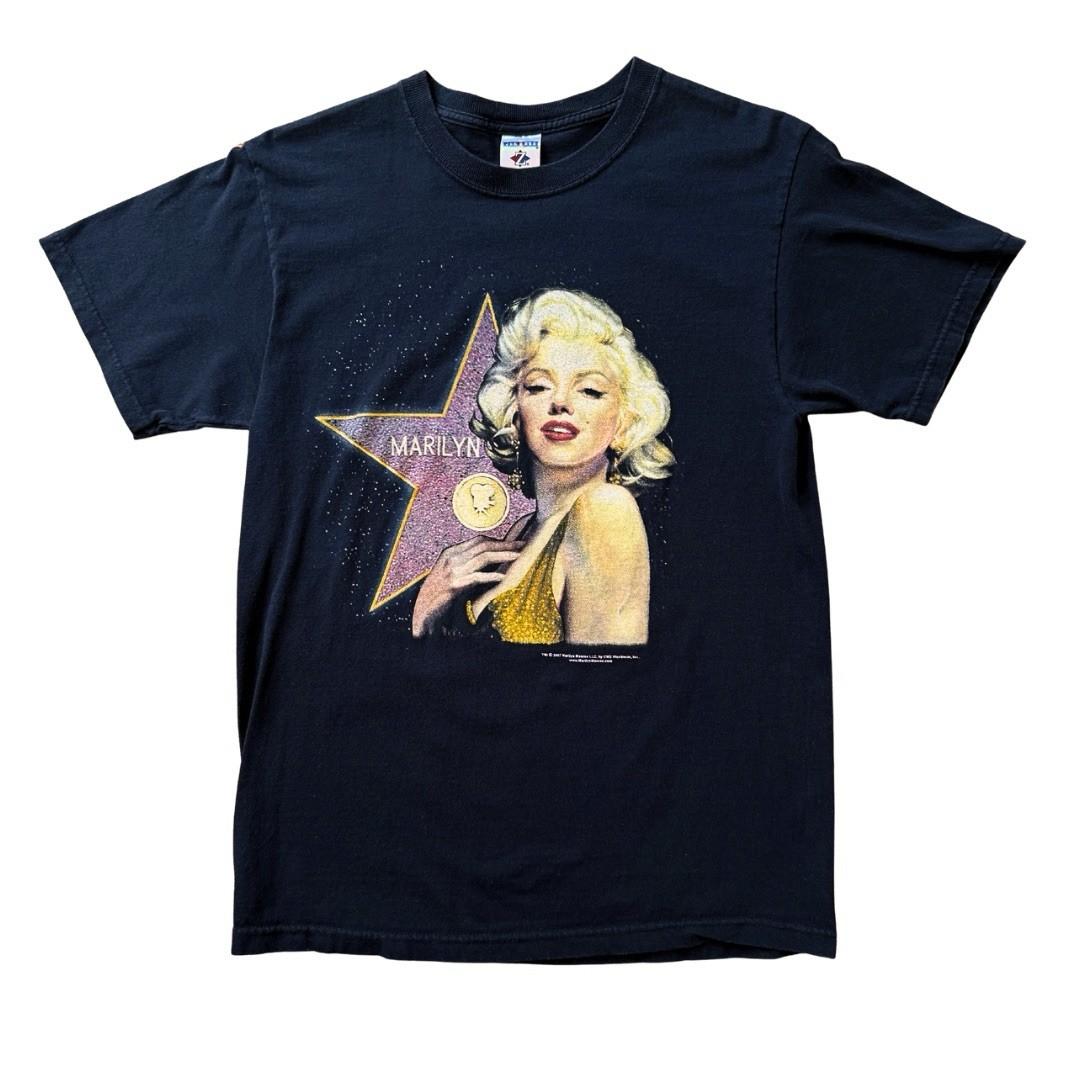 Vintage Y2K Marilyn Monroe Walk Of Fame T Shirt size Medium XXXXL